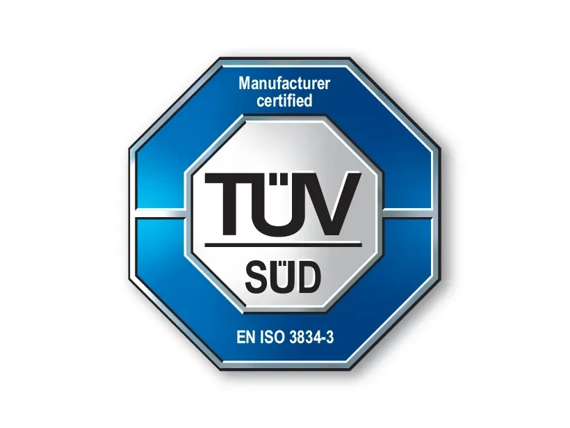 Certifikat EN ISO 3834-3 – standardne zahteve kakovosti pri varjenju